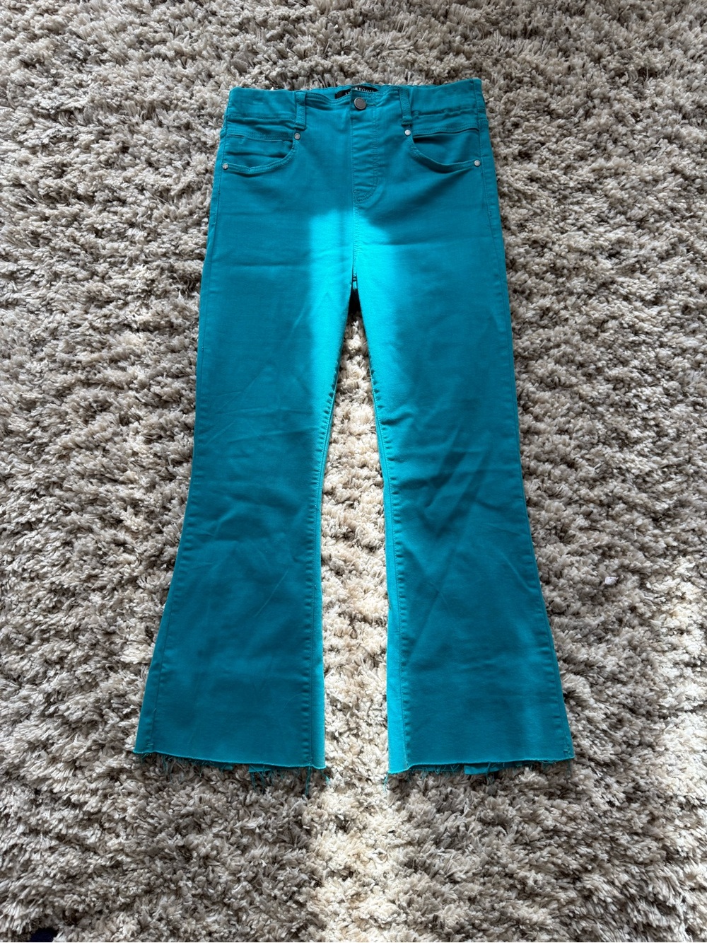 Liverpool Teal Wide Leg Jeans